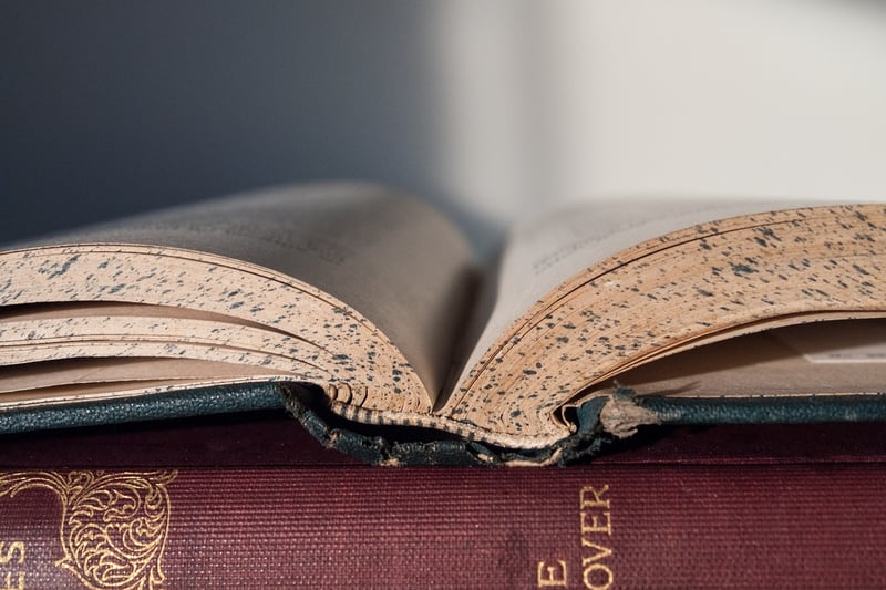 Old Books in Library